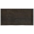 Tablero mesa madera roble tratada marrón oscuro 100x50x(2-4)