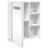 Mueble de baño con espejo y luz LED blanco 45x13x52