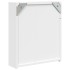 Mueble de baño con espejo y luz LED blanco 45x13x52