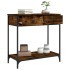 Mesa consola madera de ingeniería roble ahumado 75x34,5x75