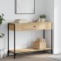 Mesa consola madera de ingeniería roble Sonoma 100x34,5x75