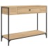 Mesa consola madera de ingeniería roble Sonoma 100x34,5x75