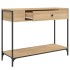 Mesa consola madera de ingeniería roble Sonoma 100x34,5x75