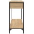 Mesa consola madera de ingeniería roble Sonoma 100x34,5x75
