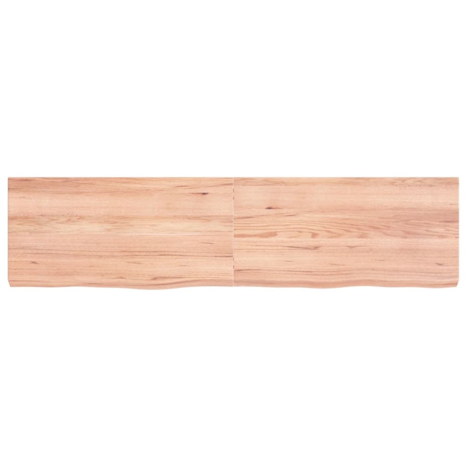 Tablero mesa madera roble tratada marrón claro 160x40x(2-6)