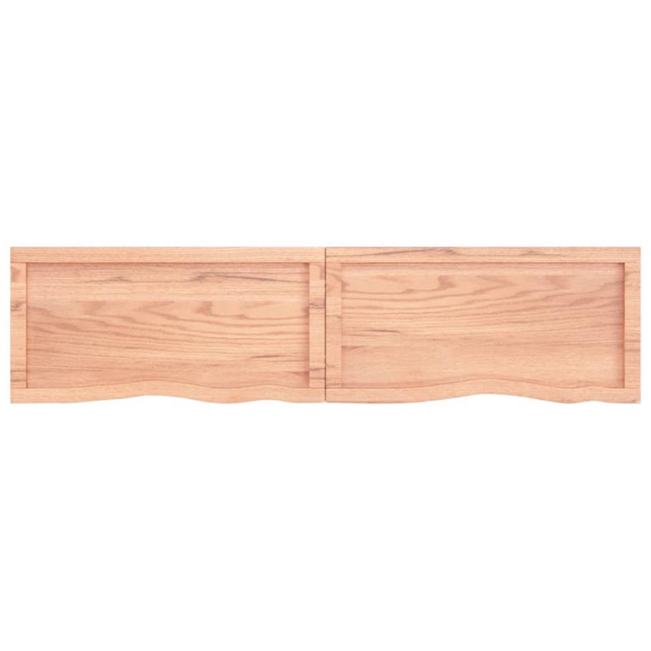 Tablero mesa madera roble tratada marrón claro 160x40x(2-6)