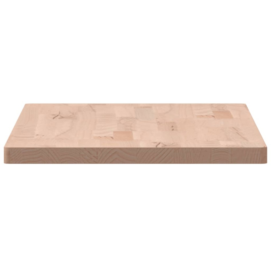 Tablero rectangular de madera maciza de haya 80x40x2,5