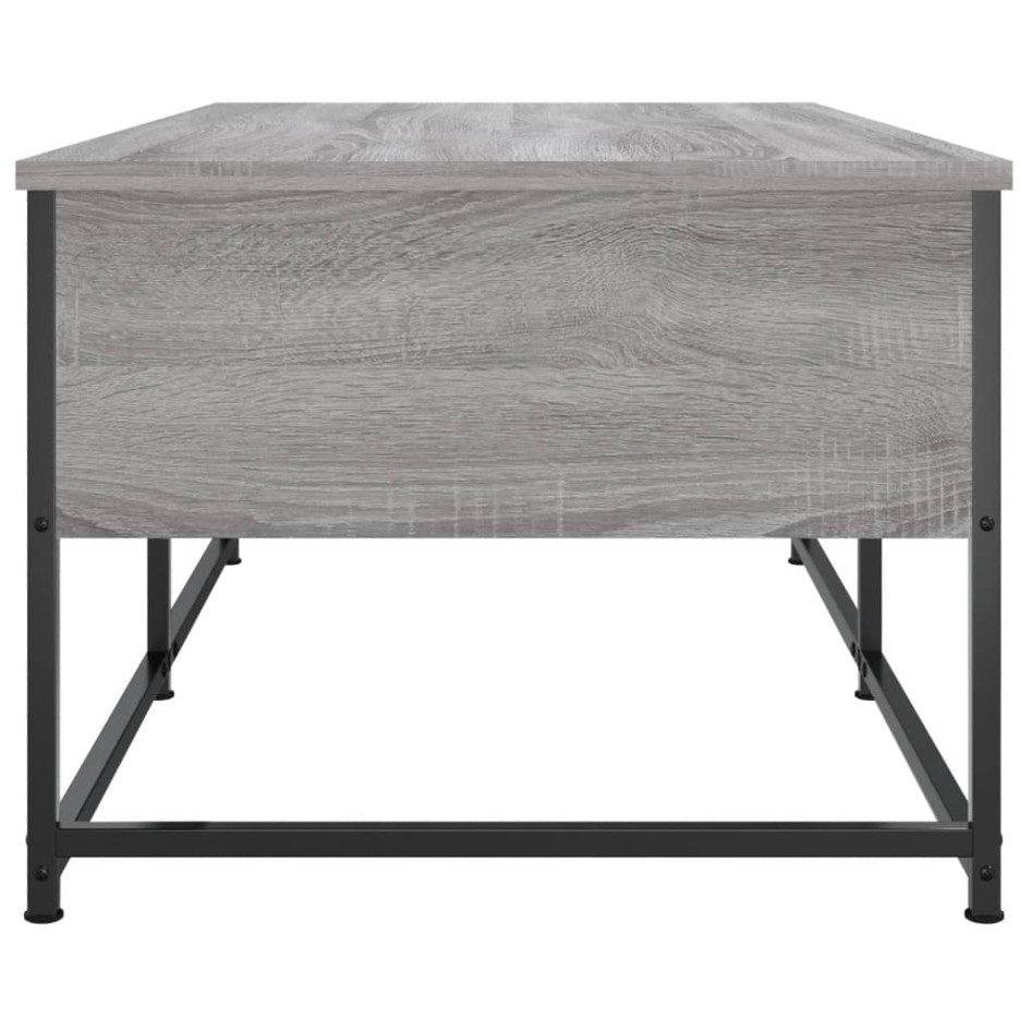 Mesa de centro madera de ingeniería gris Sonoma 100x51x40