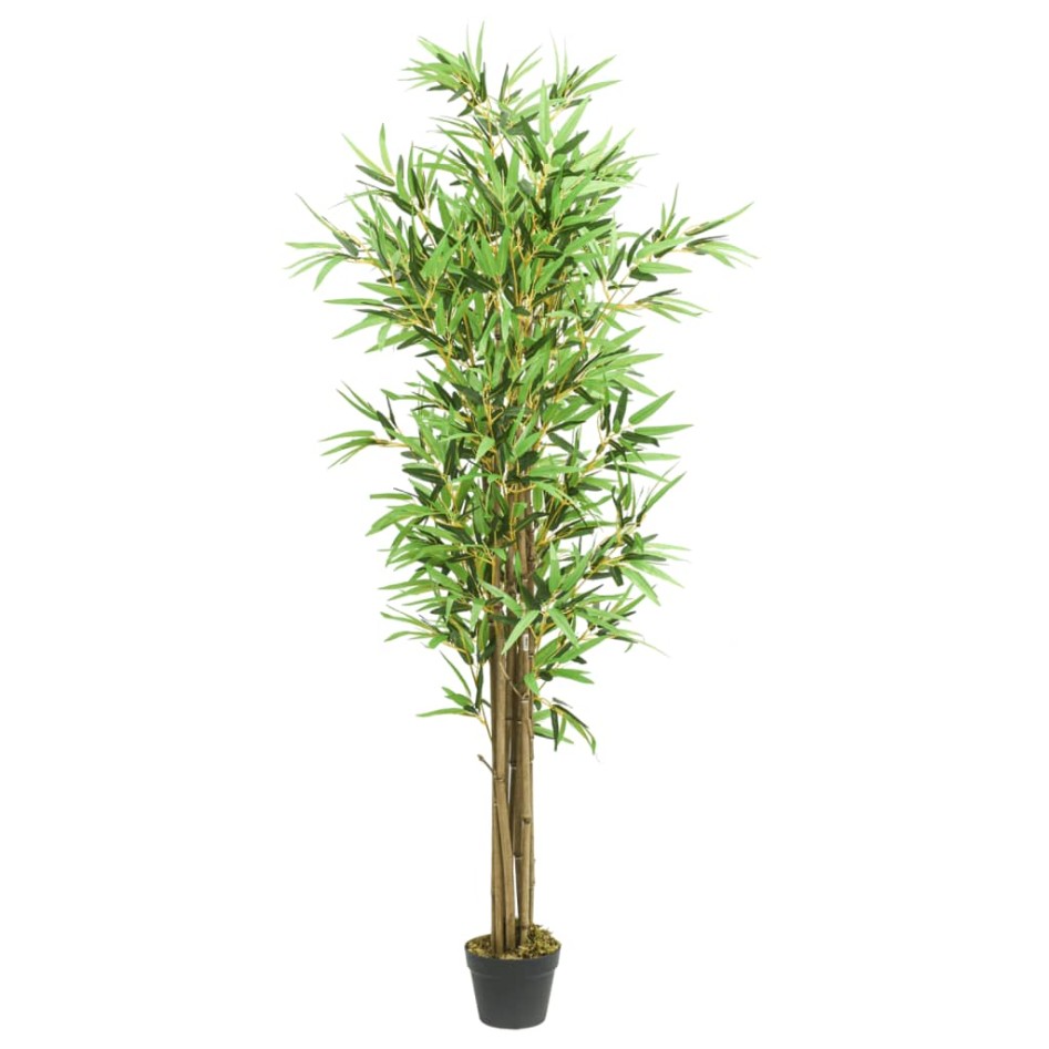 Árbol de bambú artificial con 1288 hojas verde 180