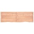 Tablero mesa madera roble tratada marrón claro 160x50x(2-6)