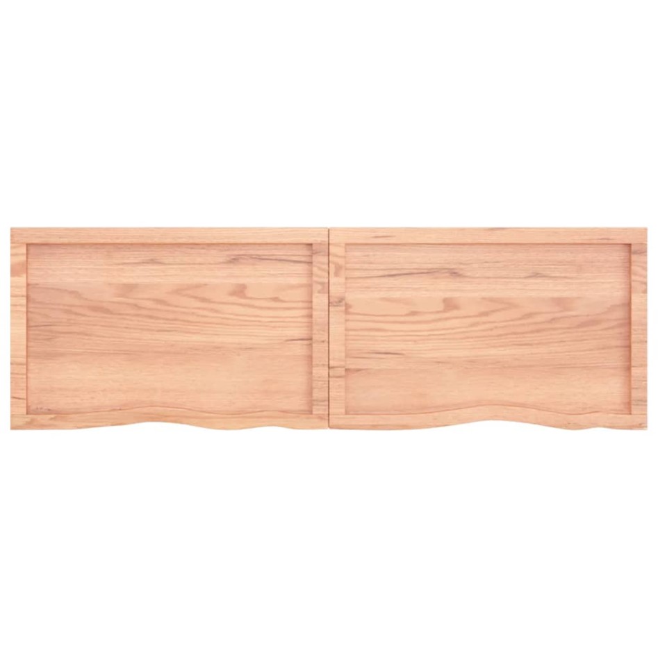 Tablero mesa madera roble tratada marrón claro 160x50x(2-6)