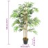 Árbol de bambú artificial con 730 hojas verde 120