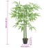 Árbol de bambú artificial con 384 hojas verde 120