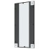 Espejo de pared rectangular de hierro negro 40x80