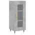 Aparador de madera contrachapada gris hormigón 34,5x34x180