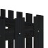 Arriate elevado jardín con valla madera pino negro