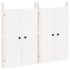 Puertas de cocina exterior 2 uds madera pino blanco 50x9x82
