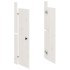Puertas de cocina exterior 2 uds madera pino blanco 50x9x82