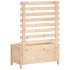 Jardinera con estantería madera maciza pino 79x39,5x114