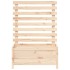Jardinera con estantería madera maciza pino 79x39,5x114