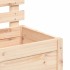 Jardinera con estantería madera maciza pino 79x39,5x114