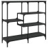 Mesa consola madera contrachapada negro 103x32x95