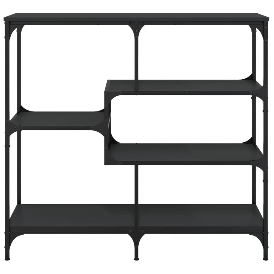 Mesa consola madera contrachapada negro 103x32x95