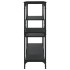 Mesa consola madera contrachapada negro 103x32x95