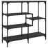 Mesa consola madera contrachapada negro 103x32x95