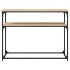 Mesa consola madera de ingeniería roble Sonoma 100x35,5x75
