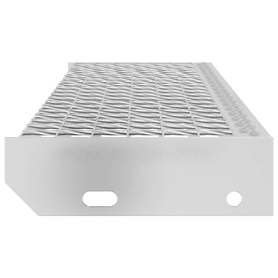 Peldaño de rejilla acero galvanizado 90x24x7