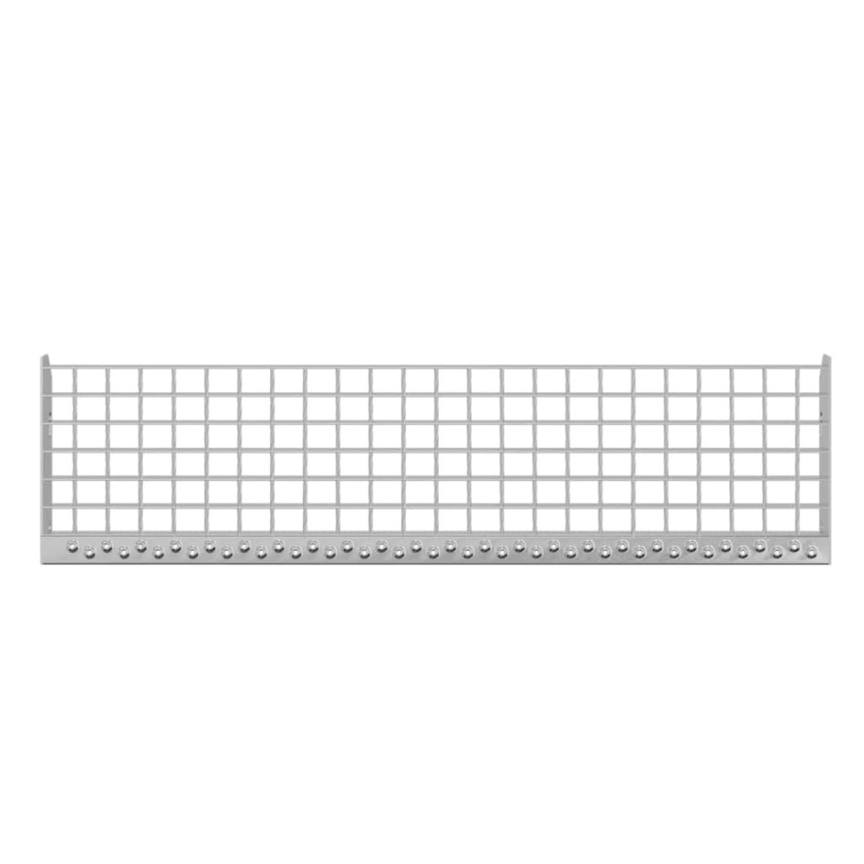 Peldaño de rejilla acero galvanizado 90x24x7