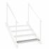 Peldaño de rejilla acero galvanizado 90x24x7