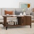 Mesa de centro madera contrachapada roble marrón 90x50x40