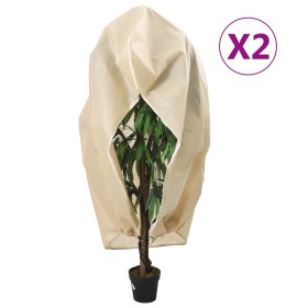 Cubiertas para plantas con cremallera 2 uds 70 g/m² 3,93x3