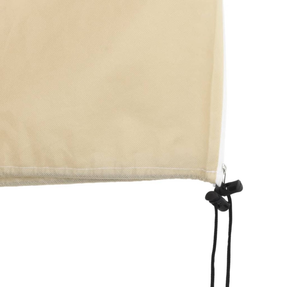 Cubiertas para plantas con cremallera 2 uds 70 g/m² 3,93x3