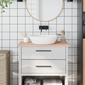 Encimera de baño madera maciza de haya 80x40x2,5