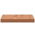 Encimera de baño madera maciza de haya 80x40x4