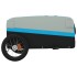 Remolque para bicicleta hierro negro y azul 30