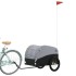 Remolque para bicicleta hierro negro y gris 45