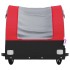 Remolque para bicicleta hierro negro y rojo 45
