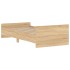 Estructura de cama sin colchón madera roble Sonoma 90x200