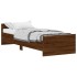 Estructura de cama sin colchón madera marrón roble 75x190
