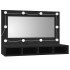 Mueble con espejo y LED negro 90x31,5x62