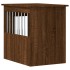 Jaula para perros madera de ingeniería roble marrón 45x62x59