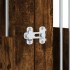 Jaula para perros madera ingeniería roble ahumado 55x75x65