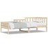 Sofá cama sin colchón madera maciza de pino 80x200