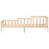 Sofá cama sin colchón madera maciza de pino 80x200