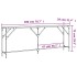 Mesa consola madera de ingeniería gris Sonoma 200x29x75