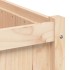 Jardinera de madera maciza de pino 90x50x50